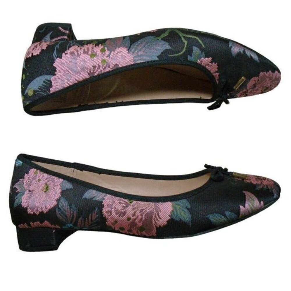 Kelly & Katie SZ 6.5 Elerana Floral Brocade Ballet Flat Fairy Coquette Feminine